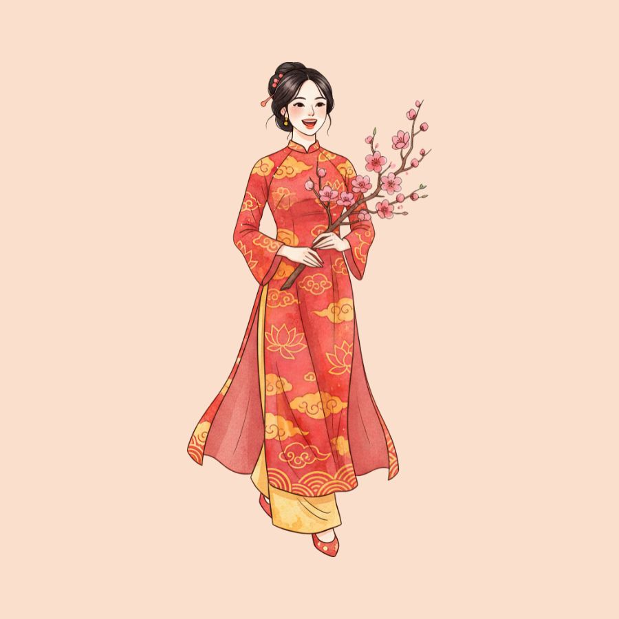 Cây mai, cây đào